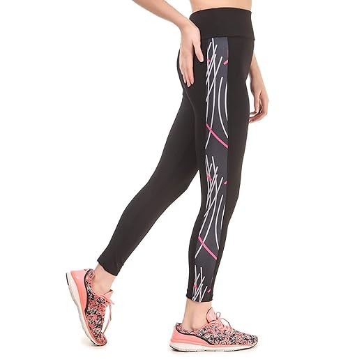 Image of Unbeatable Women Stretchable Gym Wear Sports Leggings Ankle Length Workout Tights