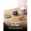 LISEN Magnetic Charging Cord Holder 8-Pack Charging Cord Organizer [1S Click-in], Easy Open Cable Holder with Strong Adhesive, Cable Management Clips Neatly for Nightstand, Desk, Home, Office, Car