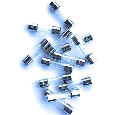 5a 125v Replacement fuses - 10 FUSES - for C7 & C9 Christmas Lights - Fast Blow Cover