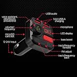 Monster Bluetooth FM Transmitter for Car, Bass Boost, SD Card, Mic - Image 3