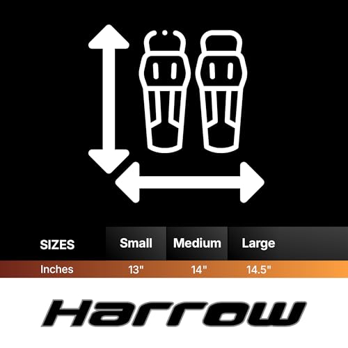 image for Harrow Probot Shin Guards White Small | High-Impact Protection for Fie