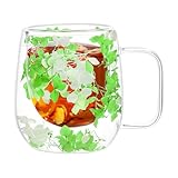 Doppelglas-Kaffeetassen – Getrocknete isolierte Teetassen – doppellagige isolierte Teebecher,...