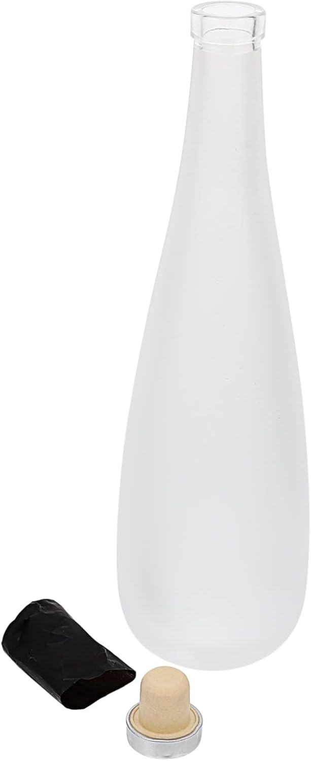 Alipis Frosted White Wine Bottle Self-filling Fruit Wine Storage Simple Decanter for Brewing