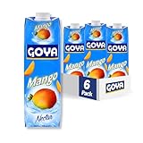 Goya Foods Mango Nectar 33.8 Ounce (Pack of 6)