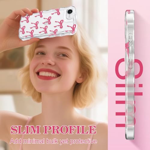 Coque iPhone 17e antichocs silicone transparent pour fille et femme