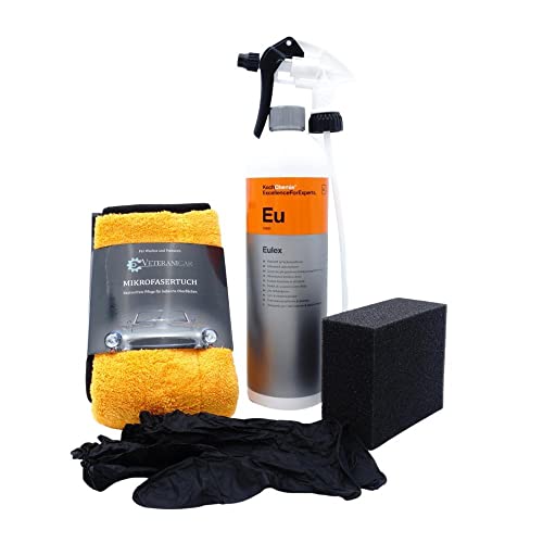 Koch Chemie Eulex pegamento y quitamanchas en spray Set (cabezal pulverizador + paño + esponja + guantes) Cover