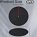 UNICRAFTALE 3 Pcs Records Player Mats Black Flat Round Felt Record Pad 295x1.5mm Turntable Slipmat Mat Records Protective Mat for All Vinyl Record Players