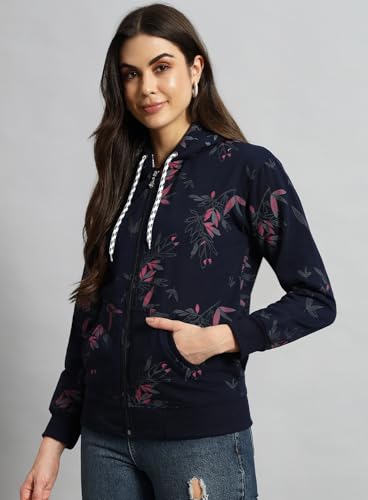 Image of eKools Women's Fleece Fullsleeves Jacket (Flee02)
