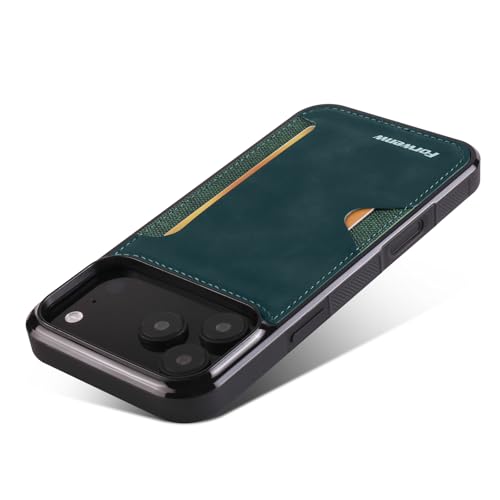 Coque verte iPhone 17 Pro LOLFZ porte-cartes pour vos sorties - 5