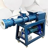 HayWHNKN Vacuum Pug Mill Extruder, 220V Dual-Shaft Clay Mixer & Extruder, 3.94In Outlet, 440-880 lbs/h...