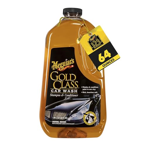 Meguiar's Gold Class Car Wash – Premium Foaming Auto Wash Soap, High Gloss Finish, Safe for Clear...