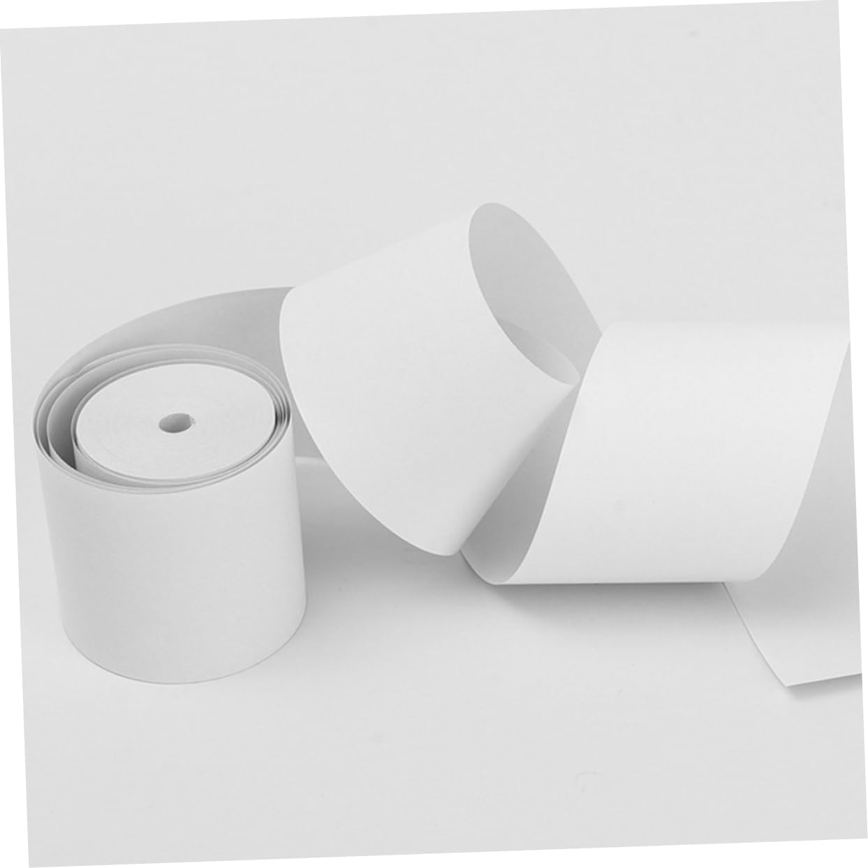 HOMSFOU 25 Rollos Papel Térmico para Registradora, Impresión Clara, Resistente, para Supermercados y Establecimientos