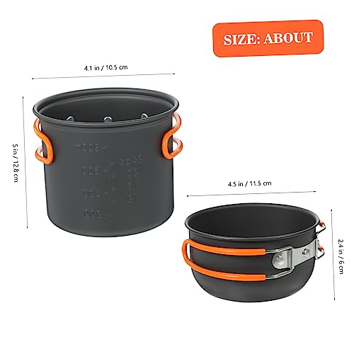 Kisangel Camping Cookware Cooking Utensils Set for Outdoor Hiking Camping and Picnic of Pots and Pans - Image 5
