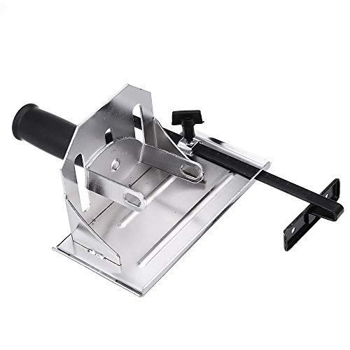 Soporte de amoladora angular accesorio de corte con cubierta y placa base ajustable 5