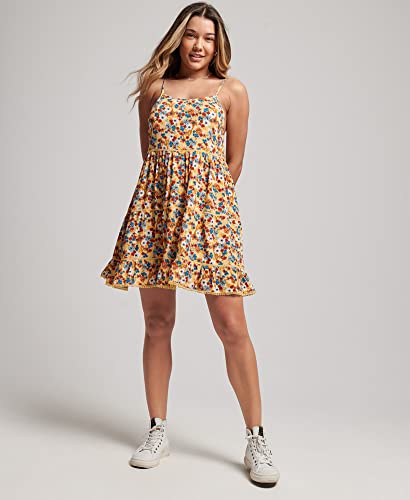 Superdry Vintage Mini Beach Cami Dress, Robe,