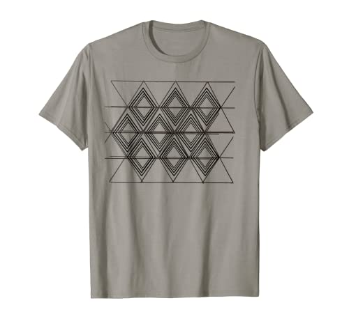 Camisa de diseño 'formas geométricas' para hombre y mujer Camiseta