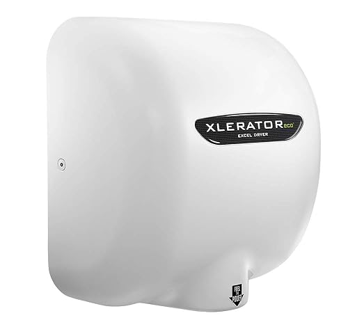 Miniatura 3 de XLERATOR Excel Dryer XL-BW-ECO-1.1N Secador de manos XLERATOR XL-BW-ECO automático, montaje en superficie, cubierta termoestable blanca (BMC),