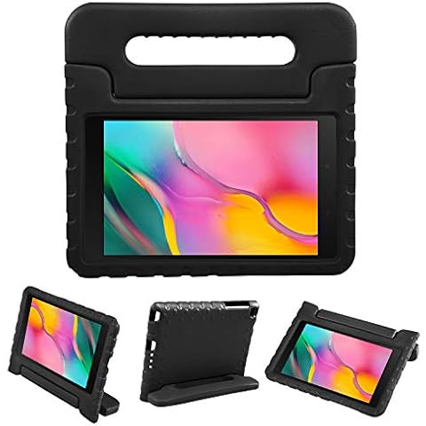 LEADSTAR Case for Samsung Galaxy Tab A 8.0 2019, Shockproof Light Weight Protection Handle Stand Kids Case fit Galaxy Tab A 8.0 inch SM-T290/ SM-T295 2019 Tablet, for Children (Black) Cover