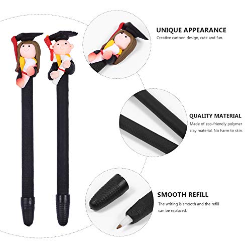 VALICLUD 6 unidades Canetas esferográficas para alunos de doutorado Canetas para presentes Novidade