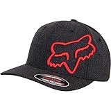 Fox Gorra Clouded 2.0 Flexfit., negro/rojo, L/XL