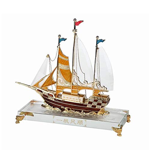 Tyxl Smooth Sailing Enamel Crystal Sailing Ornaments, Living Room Office Decorations, Table Decorations, Delicate Gifts Ornaments #TOP5
