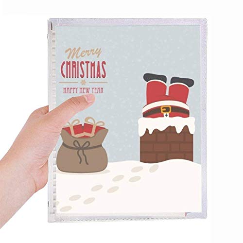 Carnet de Noël en spirale rechargeable bloc-notes du Nouvel An A5