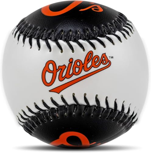 Image of Franklin Sports Baltimore Orioles MLB Team Baseball - MLB Team Logo Soft Baseballs - Toy Baseball for Kids - Great Decoration for Desks and Office (Pack of 12)