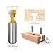 T Slot Router Bit 1/2 Inch Shank Keyhole Router Bit Set - 3/8 & 1/2 Inch Blade Diameter Woodworking Tool 2 Pcs