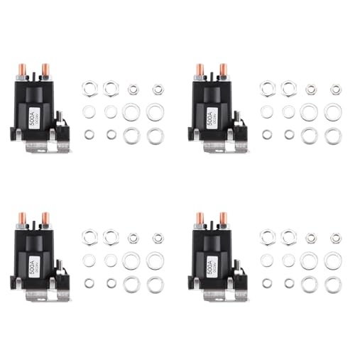 Contacteur Démarrage 500A 24V Relais Courant Élevé pour Éviter la Panne de Batterie de Voiture