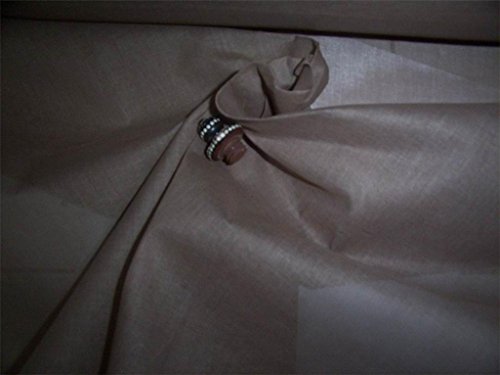 Tela 100% algodón organdí 111,8 cm ~ color tawny (BY THE YARD)