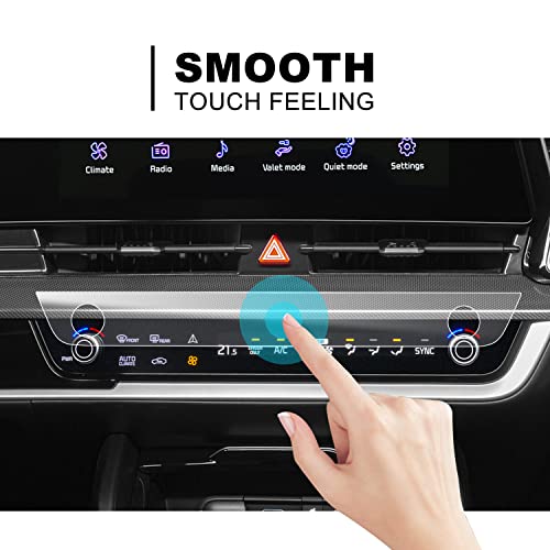 LFOTPP Sportage 2022 Air Conditioning TPU Plastic Screen Protector for Kia EV6 2022 (Transparent) (Pack of 2) - Image 2