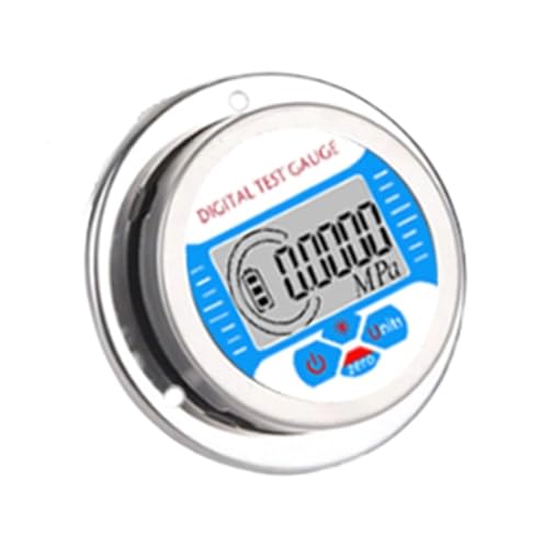 Manomètre numérique axial 60mm 16Mpa filetage G1/2 pour gaz et eau