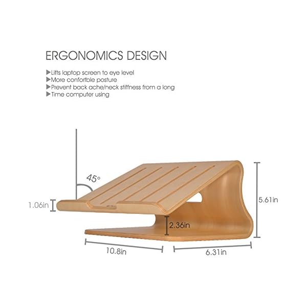 Wooden Cooling Laptop Stand - Image 7
