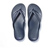 Flip-Flops mit Fußgewölbeunterstützung, orthopädische Sandalen, Strandsandalen(Blue,40)