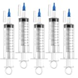Siringhe cono catetere sterili da 100 ml con adattatore Luer e tappo (5 pz) Dispositivo medico atossiche apirogene