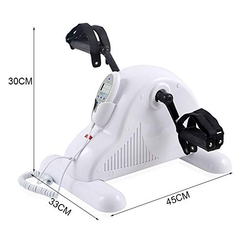 Image of Folding Treadmills Electric Pedal Exerciser for Seniors Portable Fitness Cycle for Arm /Leg Exercise Cycling Trainer
