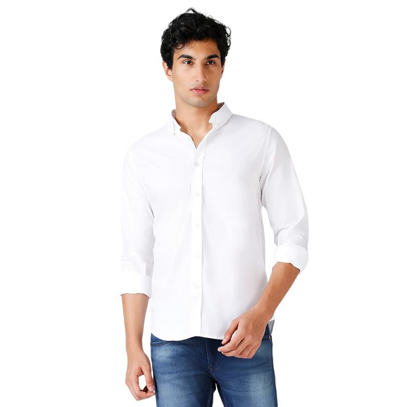 Image of MARK & ALBERT Men's Cotton Formal Shirt