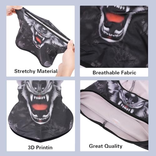 Image of Balaclava Mask 3D Print Full Face Mask Cooling Neck Gaiter Sun Protection Face Cover Mask Windproof Ski Mask