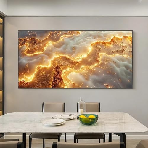 Peinture murale abstraite à texture dorée XINBAO luxe