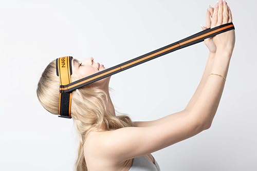 Image of Portable Neck Exercise Device - Neck Pain Relief, Posture Improvement, and Neck Strength Training with Resistance Band and Adjustable Head Strap for Home Use, Gym use or Travel - Lightweight, Compact