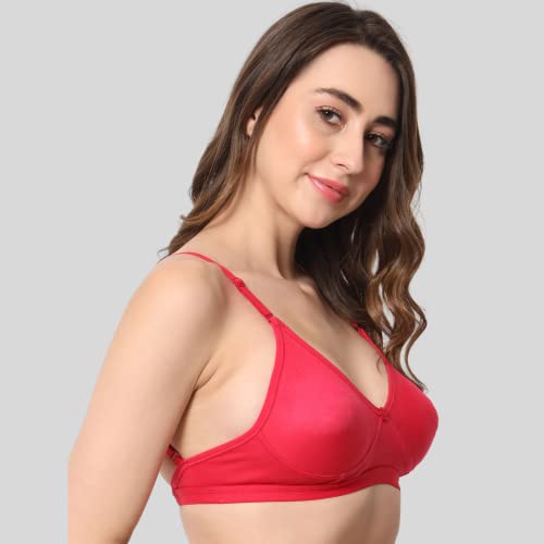 Image of Be-Wild Full Coverage Non Padded Backless Transparent Strap Bra for Women and Girls /Ladies /Black /Cotton /Casual /t-Shirts /Everyday /Regular /Bras