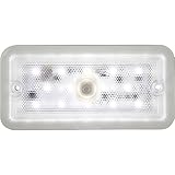 Buyers Products 5626337 LED Rectangular LED Interior Light For Cars, Trucks, RVs, With Motion Sensor, 750 Lumens, 12-24 VDC, Polycarbonate Lens And Housing, Surface Mount With Mounting Hardware