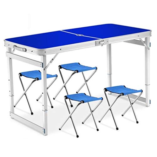 1.2m Ausstellung Tabelle Ausstellungsbüro Reise Balkon Schlaf 60cm Lange Tischarbeitstisch Folding quadratischer Tisch Grill Tisch (Color :