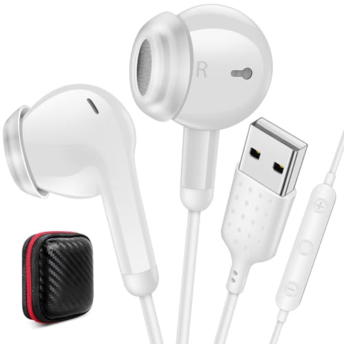 Amazon.co.jp: USB イヤホン 有線 PC パソコン用 イヤホン