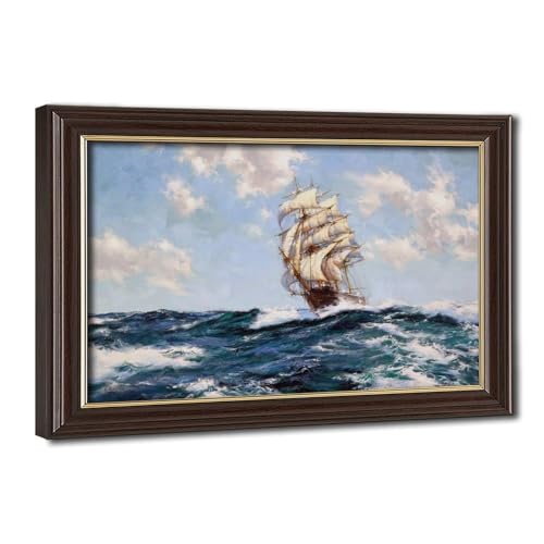 Affiche The Grace Ross par Montague Dawson impression sur toile 20x30 cm