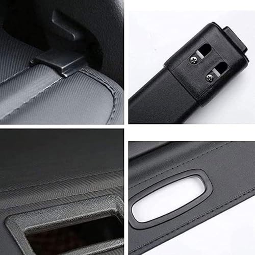 Cortina maletero coche para Smart 451 Fortwo de 2007 a 2014, estante retráctil 4