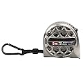 High Grade Tape Measure, 5M Metal Hollow Tape Measure, Auto Lock Stainless Steel Flexible Tape Measure Waterproof Anti-Fall for Industry Home Collection(Silver)