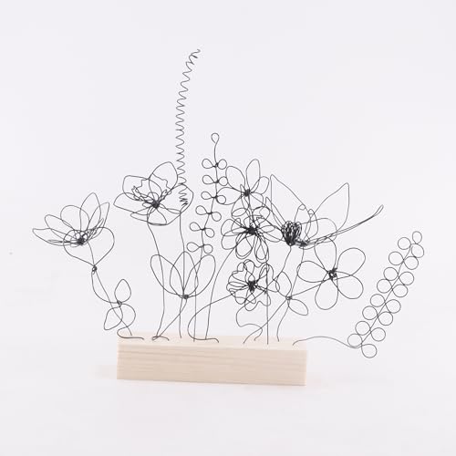 BoFUN Easy Wire Flower Crafts Kit for Teens& Adults Women, DIY Art Hobbies Craft Metal Flower Making Set, Creative Handmade Craft Supplies for Home Decor, Party, Gift Mom Birthday