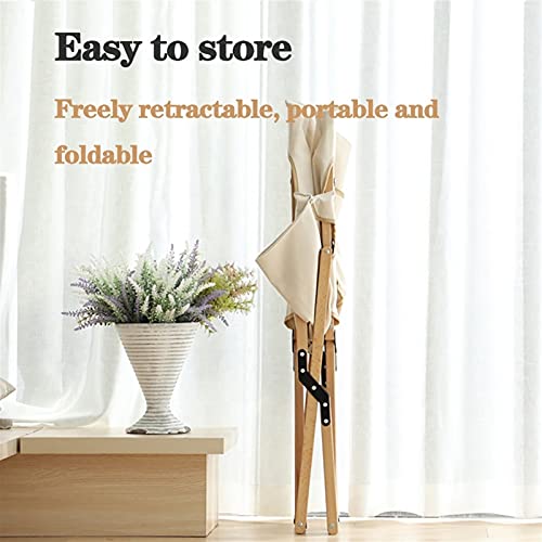 Chaise de plage pliante en bois réglable multi-positions pour extérieur