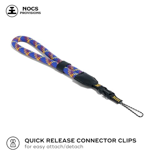 Nocs Provisions NocLoc Wrist Loop, Handheld Monoculars & Camera Strap Accessory with Quick‑Connect Tether - Lakeview Blue - Thumbnail 3